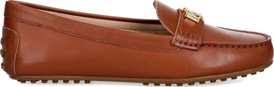 Lauren Ralph Lauren Barnsbury Leather Driver Brown 41