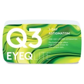 EyeQ One-Day Lite For Astigmatism Q3 30 stk/pk EyeQ One-Day Lite For Astigmatism Q3 30 stk/pk