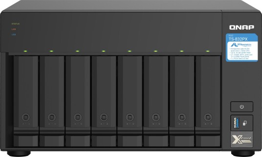 QNAP TS-832PX 8-Bay NAS-server med 4GB RAM og 1.7GHz Quad-Core QNAP TS-832PX 8-Bay NAS-server med 4GB RAM og 1.7GHz Quad-Core
