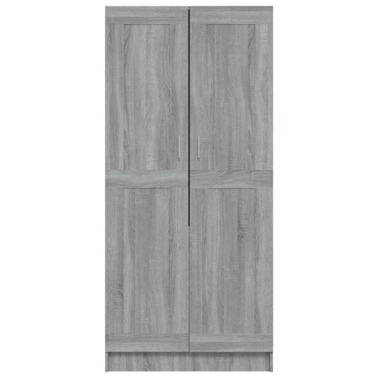 vidaXL Garderobe grå sonoma 82,5x51,5x180 cm konstruert tre vidaXL Garderobe grå sonoma 82,5x51,5x180 cm konstruert tre