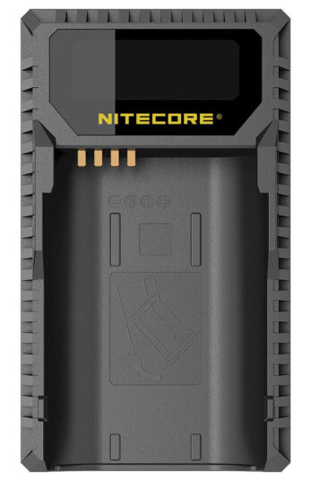 Nitecore ULSL Kamerabatterilader Lader for Leica BP-SCL4 batterier