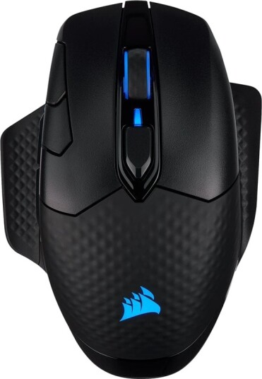 Corsair Dark Core Pro RGB Gamingmus 18000 DPI Trådløs med Bluetooth - Sort Corsair Dark Core Pro RGB Gamingmus 18000 DPI Trådløs med Bluetooth - Sort