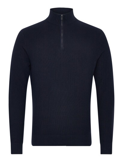 Hackett London Honeycomb Hzip Navy M