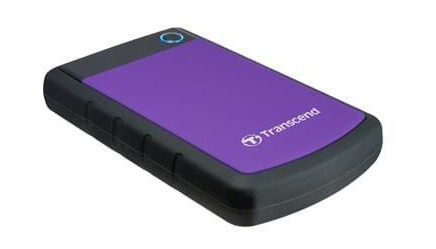 Transcend StoreJet 25H3 Ekstern Harddisk 2 TB USB 3.2 Lilla Transcend StoreJet 25H3 Ekstern Harddisk 2 TB USB 3.2 Lilla