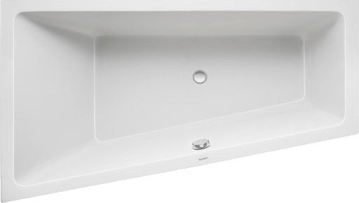 Duravit No.1 Badekar for innbygging 1700x1000 mm, Hvit