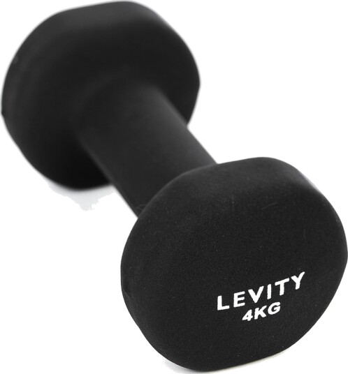 LEVITY Premium Fitness - Neopren Dumbell Manualvekt 4kg