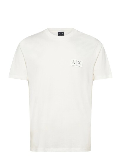 Armani Exchange T Shirt CreaM Armani Exchange T Shirt CreaM