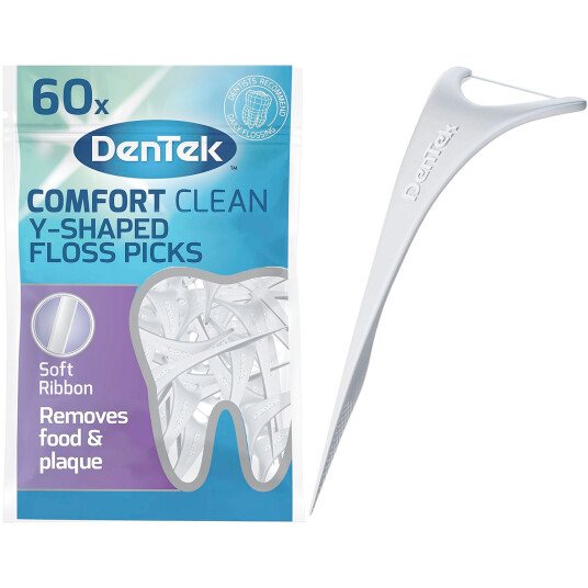 60 stk. Lett tilgjengelig tanntrådholdere DenTek Comfort Clean Floss Picks 60 stk. Lett tilgjengelig tanntrådholdere DenTek Comfort Clean Floss Picks