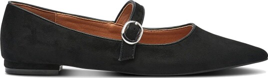 Bianco - Ballerinasko Biabari Mary Jane Faux Suede - Svart