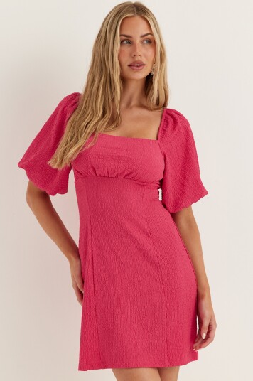 Bubbleroom Volume Sleeve Mini Dress