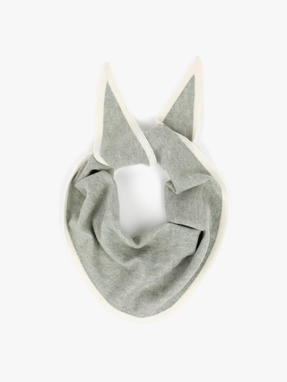 Nohr Studio Lara Duo Wool Cashmere Triangle Grønn ONE SIZE