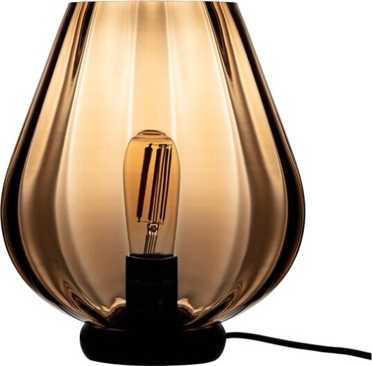 Magnor Rocks bordlampe 30 cm caramel Magnor Rocks bordlampe 30 cm caramel