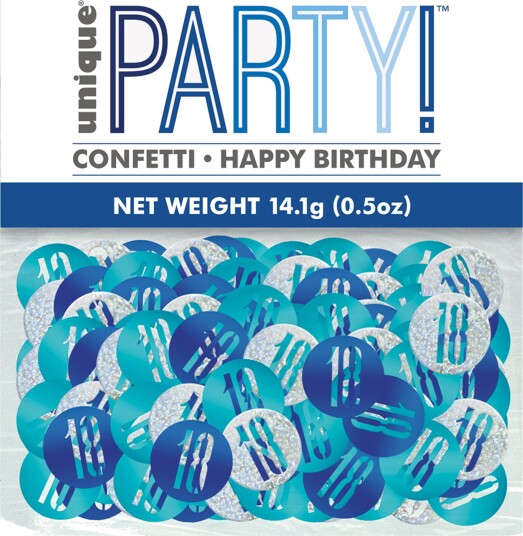 Unique Party Konfetti Blå 18 14 g 83837