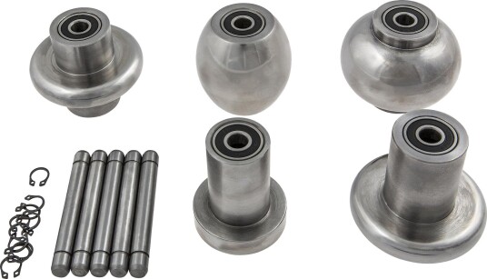 PELA 502796 Profilhjul sett, til platefalsemaskin 70278, Verksted & bil