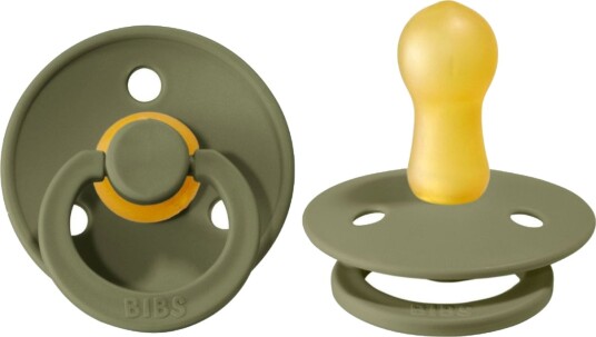 Bibs Smokk I Naturgummi 6+ mnd M Olive