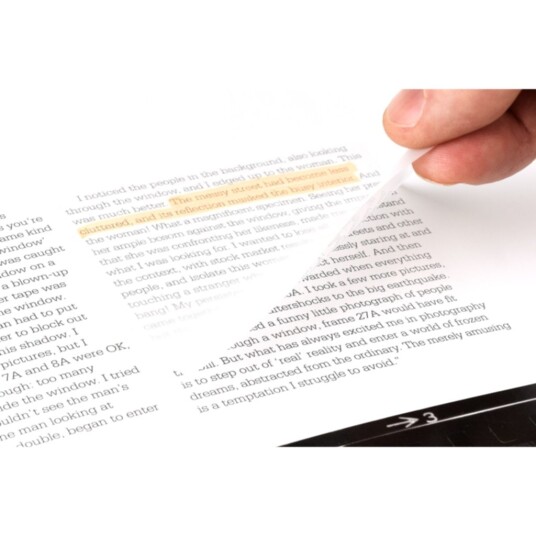 Post-it transparent 73x73mm, 12 pakk