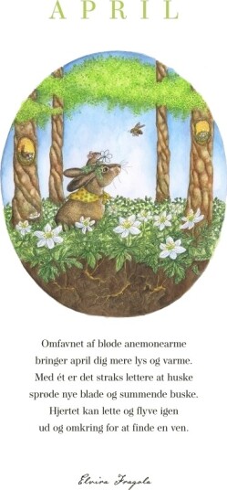 April – Året Plakat | Elvira Fragola