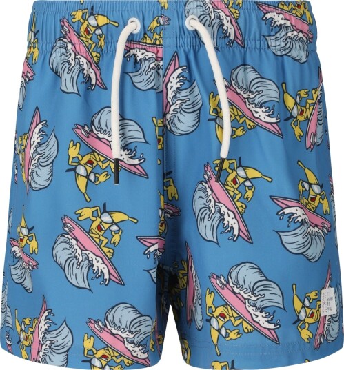 ZigZag Poolparty Board Badeshorts Barn Blå 140