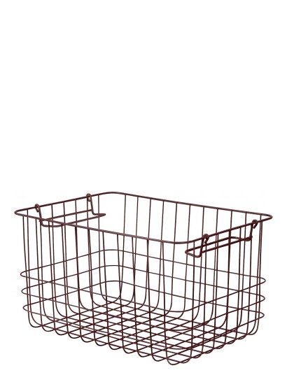 Mette Ditmer Store-It Basket, Medium - Burgundy - 26X 37X 20CM