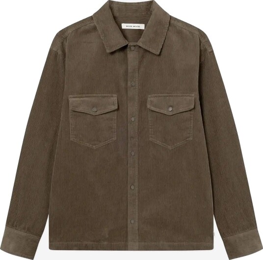 WOOD WOOD Wwdavid Overshirt 25258 CROCODILE XL