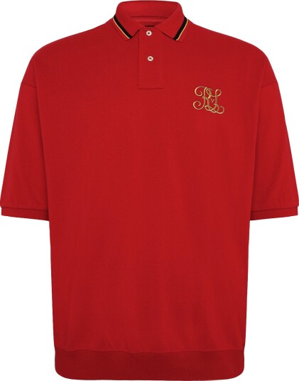 Polo Ralph Lauren Relaxed Fit Crest Mesh Polo Shirt RL 2000 RED L