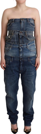 Dolce & Gabbana Dame Jumpsuits & Playsuits Blå S,