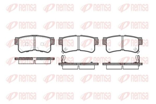 Bremseklosser REMSA 0746.22