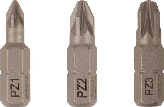 Essve Bits Pz3 25mm 3 pk