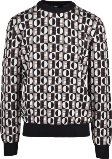 Fendi Herre Strikkevarer Svart L,