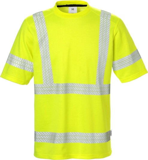 Fristads T-Shirt 7407 Thv, Klass 3 Varsel Gul 4xl