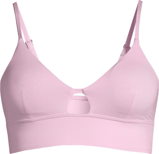 Casall Women's Triangle Cut-Out Bikini Top 34 , Clear Pink