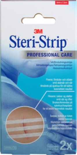 Micropore Steri-Strip Sårlukningsstrips 6 x 7,5 cm 6 x 7,5 cm 1 Stk.
