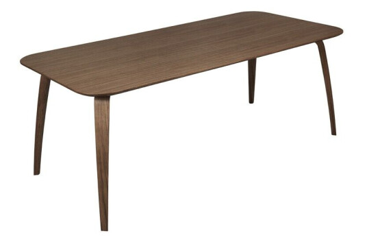 Gubi rektangulært spisebord Walnut