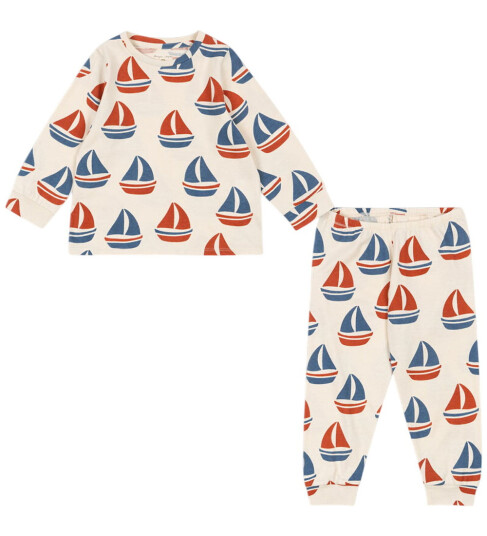 Konges Sløjd Pysjamas 2 Deler Gio Ahoy 2 år 92 2 delt nattøy Beige Blå Rød Konges Sløjd Pysjamas 2 Deler Gio Ahoy 2 år 92 2 delt nattøy Beige Blå Rød
