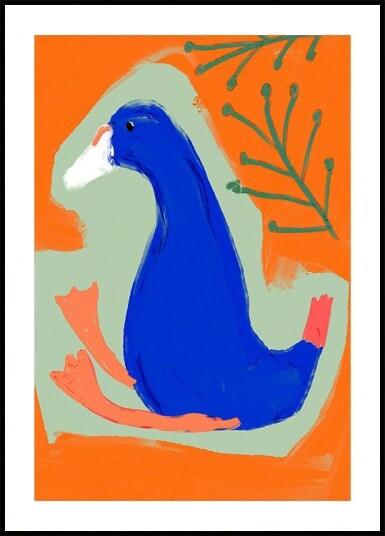 Blue Duckling Dreams Plakat Plakat / 100x150cm
