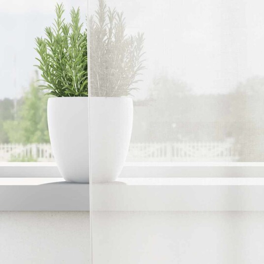 Voilegardiner med hemper 2 stk hvit 140x175 cm 8721158553485
