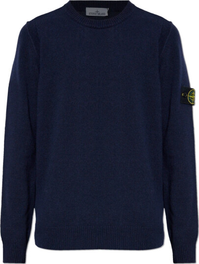 Stone Island Herre Strikkevarer Blå L