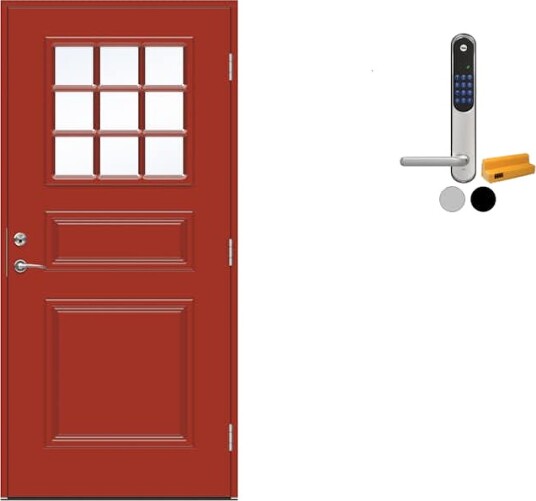 Ytterdør Swedoor Advance-Line Classic Ives med Yale Doorman Classic Home Ytterdør Swedoor Advance-Line Classic Ives med Yale Doorman Classic Home