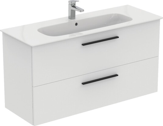 IDEAL STANDARD I.LIFE A BADEROMSMØBEL 1240X460 MATT HVIT M/SORT HÅNDTAK IDEAL STANDARD I.LIFE A BADEROMSMØBEL 1240X460 MATT HVIT M/SORT HÅNDTAK