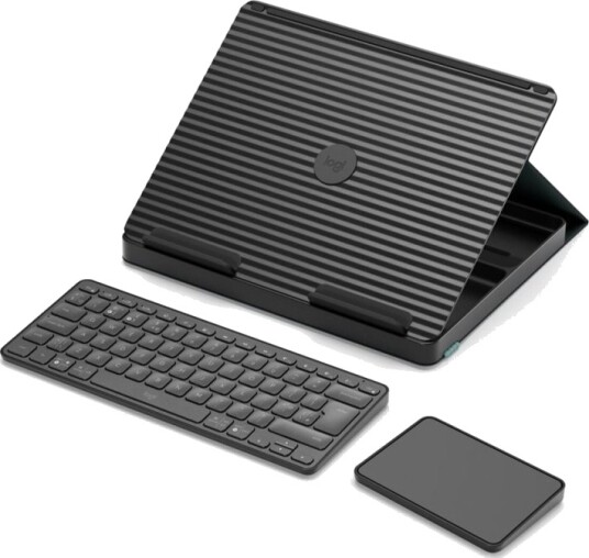 Logitech Casa Pop-Up Desk Tastatur- Og Touchpadsett Trådløs Bluetooth Le Klassisk Chic