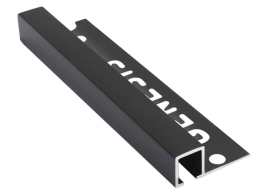 GENESIS UTV. HJØRNELIST 12 MM FIRKANT TDP SORT