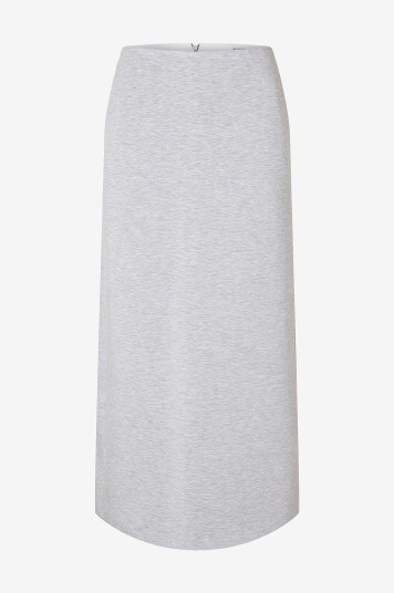 Selected FEMME   Skjørt slfJamila HW Midi Skirt   Grå