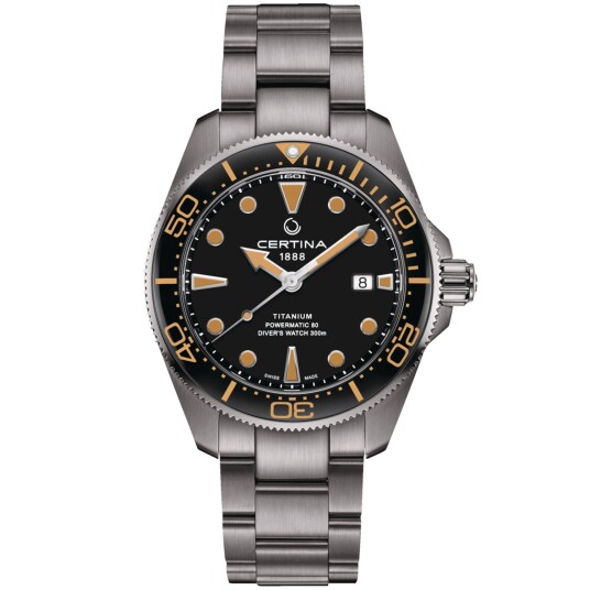 Certina DS Action Diver Powermatic 80 C0326074405100 - Herre - 43 mm - Analog - Automatisk - Safirglass