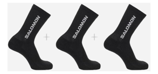 Everyday Crew 3 Pack Black/Black/Black Everyday Crew 3 Pack Black/Black/Black