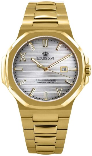 Louis XVI Herreklokke LXVI1603 Renaissance Sølvfarget/Gulltonet
