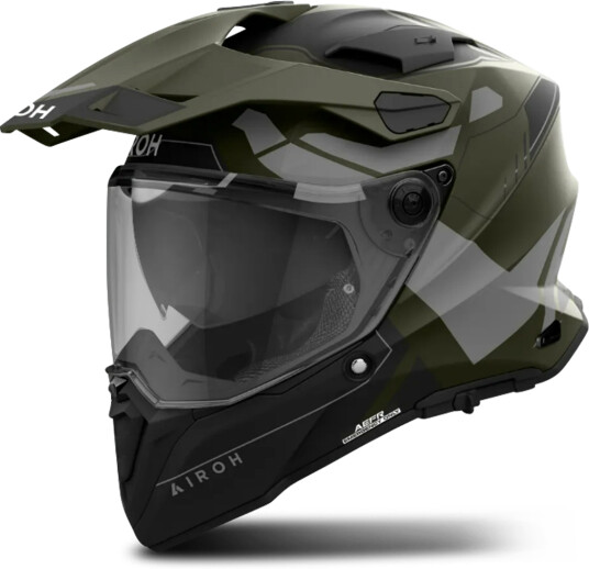 Airoh Helhjelm Commander 2 Reveal Militærgrønn Airoh Helhjelm Commander 2 Reveal Militærgrønn