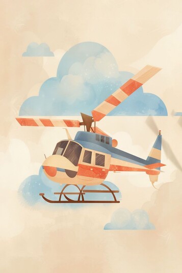 Namly Design Plakat Helikopterkunst POSTERLE1H5N Namly Design Plakat Helikopterkunst POSTERLE1H5N