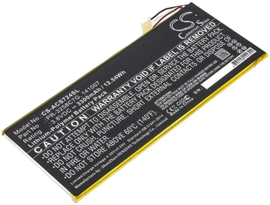 Batteri til Acer Iconia Talk S etc
