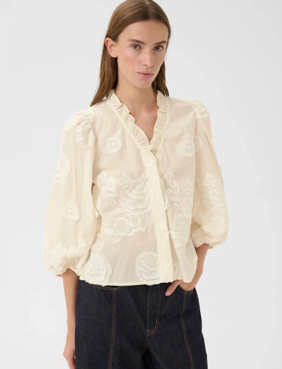 Karen By Simonsen Kbermine Shirt Cream 46