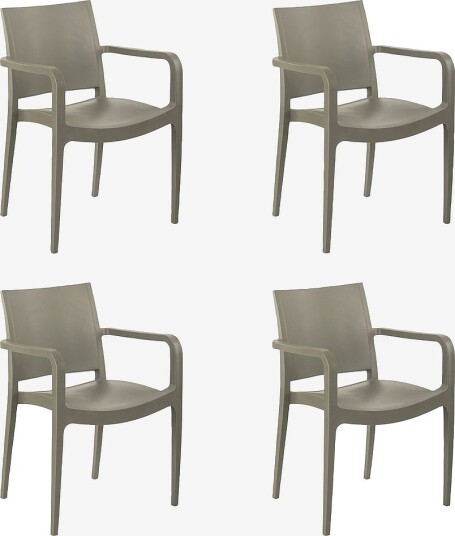Hanah HomeStolsett 4 deler   Specto LargeGråSpisestoler
